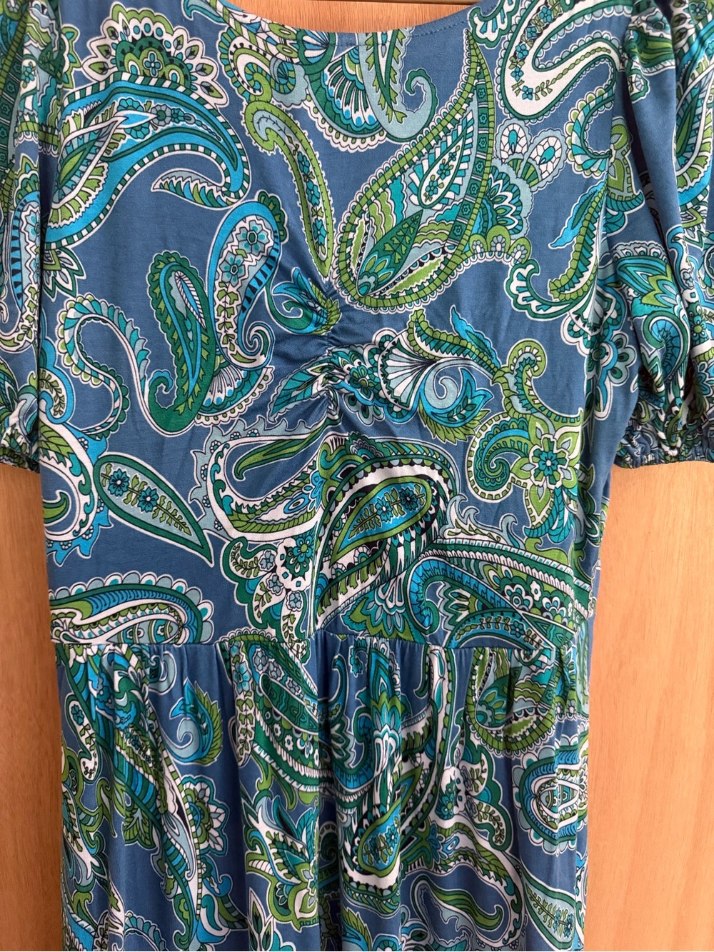 Boden Blue Paisley Cutout Back Jersey Maxi Dress New - Picture 4 of 7